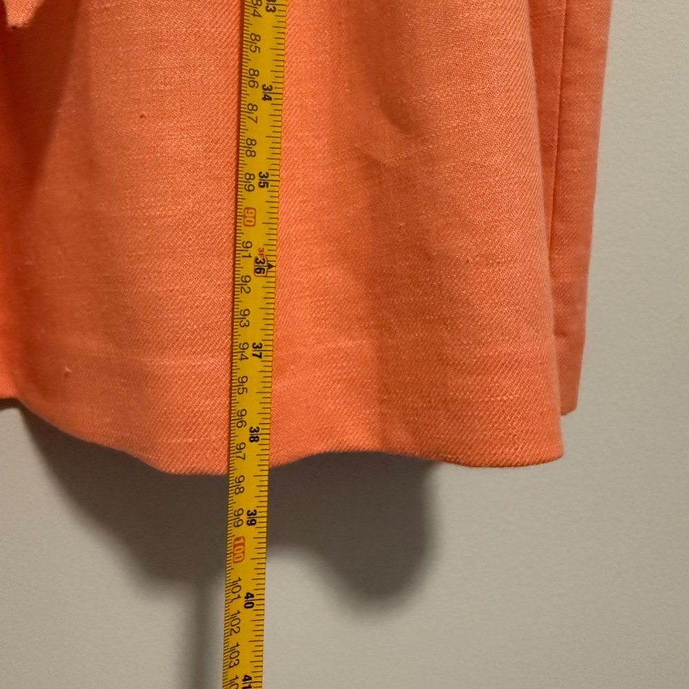 Talbots Petite Sleeveless Linen Blend pink/Coral Dress Size 16p - Picture 5 of 10